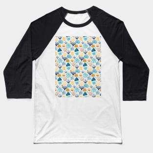 Coral Pattern Baseball T-Shirt